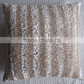 Silk Velvet Embroidery Cushion photo-2