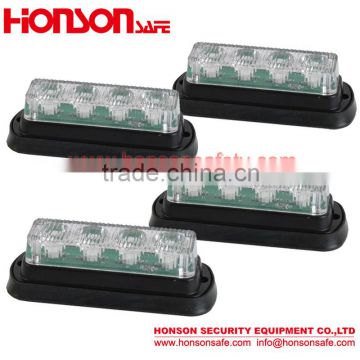 Double color LED Safety Warning Grille Surface Mount Lighthead HF-148