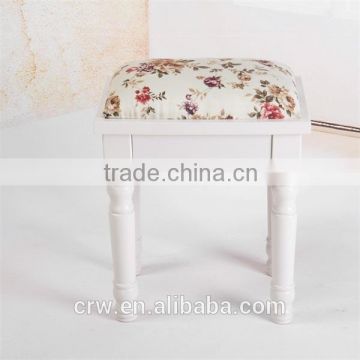 DC-1419 Bedroom Furniture Fabric Ottoman and Stool