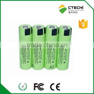 E-vehicle lithium battery NCR18650PF 2900mAh 3.6V rechargeable power type battery, 10A high drain battery