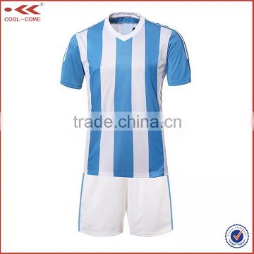 OEM high quality polyester printing wcustom design soccer jersey