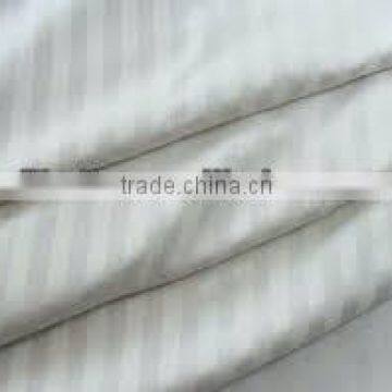 230TC cotton/polyester satin stripe fabric for hotel bedding sets