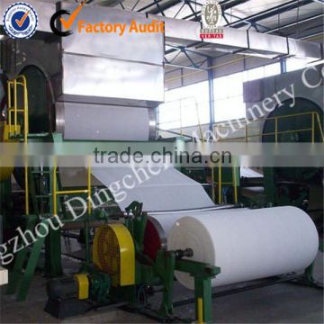 1880mm 5tpd Good Price Facial Tissue Jumbo Roll Paper Making Machine