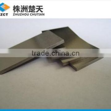 High abrasion resistance tungsten carbide plates for making plane cutters and broachs