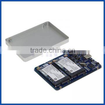 USB3.1 Type C Dual MSATA SSD Raid Enclosure (GEN II, 10Gbps) (SSD Not Included) photo-4