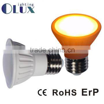 China supplier thermal plastic housing E26 E27 base 6W PAR16 LED lamp