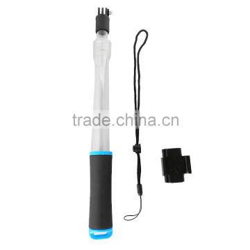 Adjustable Handheld Tripod Transparent Waterproof Floating Pole Tripod Monopod With WIFI Remote Clip For Gopro Hero 4 3+ 3 2