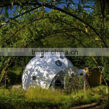 Glamping Geometric dome tent big steel event dome tent marquee tent pagoda event fabric tent winter tent with factory price