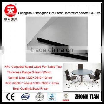 office table top compact laminate table top HPL laminate sheet Decorative High-Pressure Laminates