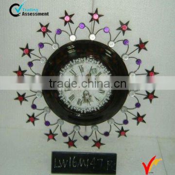 Beautiful metal quartz clock