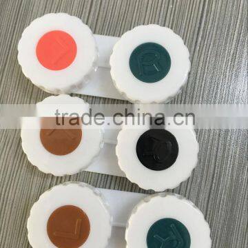 CE plastic contact lens cases,different color glasses case