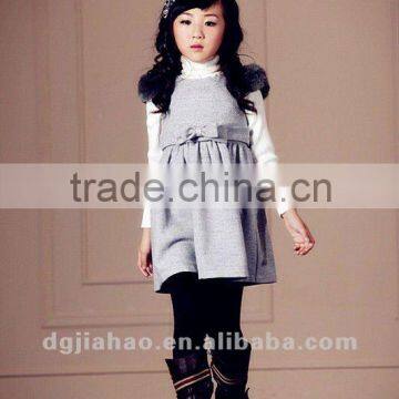 NEW ARRIVAL light grey elegant girl clothes