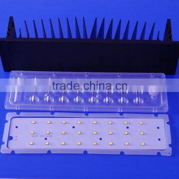 Asymmetrical lens with 24W 3535 XTE/XPE/XPG3 LED street lighting parts for LED                        
                                                                                Supplier's Choice