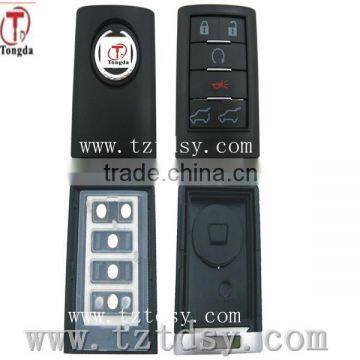 TD high quality 6 button remote key for Cadillac