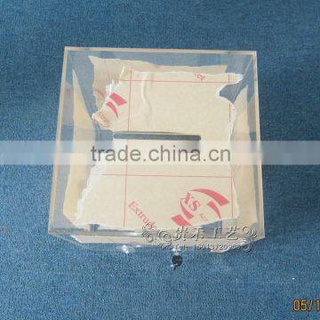GH-RJ004 Hot Sale Clear Donation Box With Lock ,high Polished Acrylic Donation Box photo-4