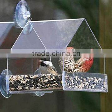 acrylic display display bird feeder