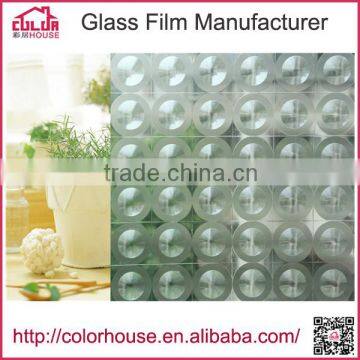 Decorative semi-rigid PVC film decorative glass window/door