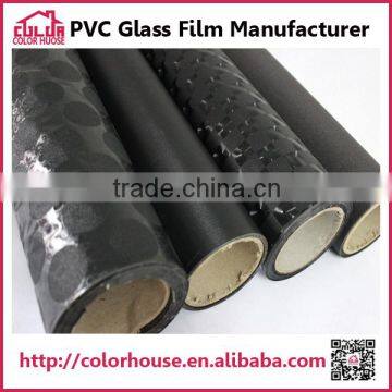 a variety of black opaque decorative pvc films for window