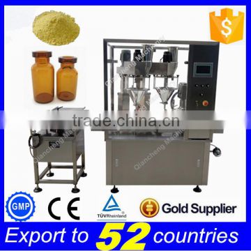 Sales promotion PLC controlled dry powder filling machine,powder bottling machine