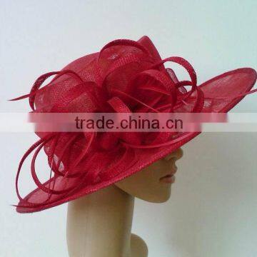 Lady hat/church hat/sinamay hat/fashion hat                        
                                                Quality Choice