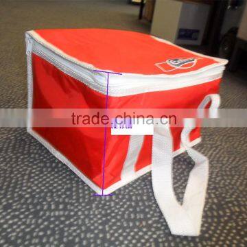 Outdoor fitness polyester insulated lunch bag cooler bag keep warm or cold
