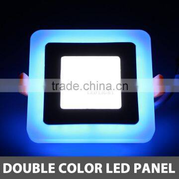 Two Colors 2 in 1 LED Lights Panel Factory Price 3+2w/6+3w/12+4w/18+6w