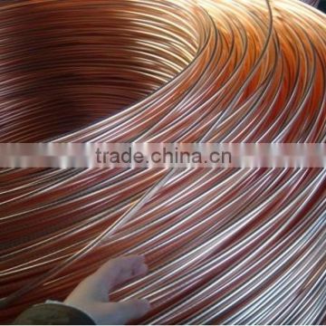 Copper wire rod 8mm meter price copper wire