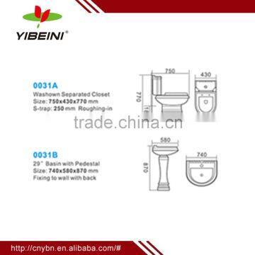 Hot Sale Bathroom Design Ceramic Toilet Set Manufacturer photo-2