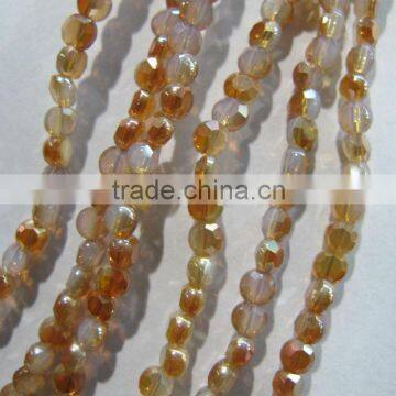 LB064 Sales of color Bread crystal bead 8mm