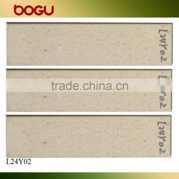 White ceramic clinker brick tile small size 60x240mm for exterior wall cladding cheap