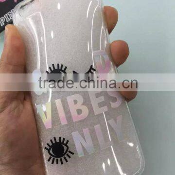 High Quality UV Print Flower Soft Silicon Tpu Case for Apple Iphone 6 6s Plus photo-3