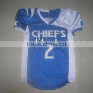 Blue And White American Football Jersey