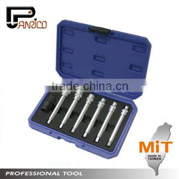 Auto Repair Tools 6 in 1- 1/2" Dr. Extra Long Star Impact Socket Bit Set