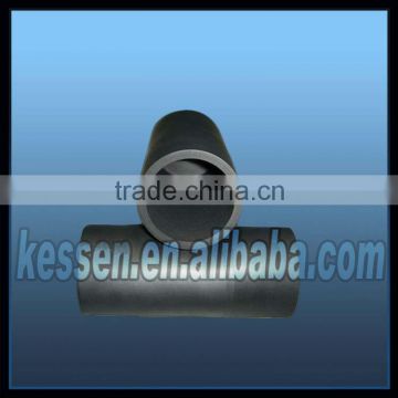 Carbon sintered silicon carbide crucibles