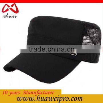 Hot sale goood quality custom ployester army cap breathable mesh military army cap