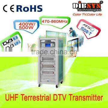 400W/500W Low Power UHF Terrestrial digital tv Transmitter