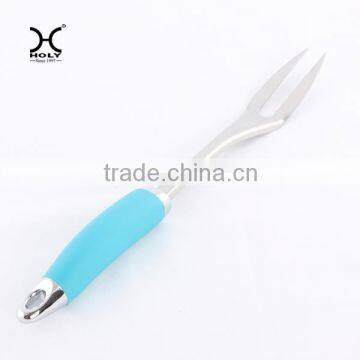 Stainless steel fork with ABS +TPR handle