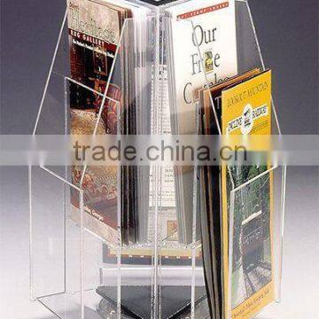 Hot Sale wall mounting acrylic leaflet holder in Artificial Design