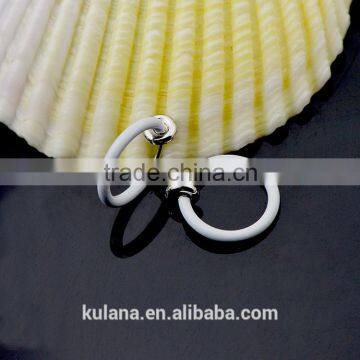 Dongguan Direct Supply Nickel Free Rainbow Fake Plastic Nose Rings