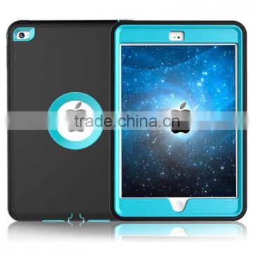 Tri-fold magnetic smart shockproof heavy duty case for iPad mini 123