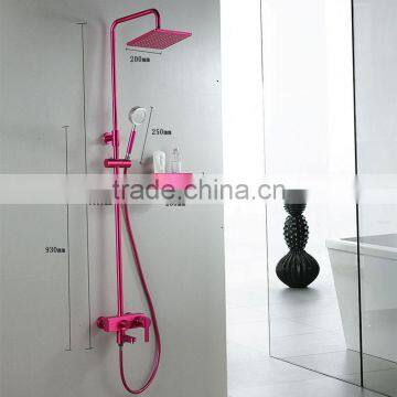 Bathroom Faucets Unique Hotel Style Pink Bathroom Shower Set 62801 photo-2