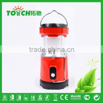 ABS Plastic LED Camping Lights for AA Battery Professional Portable Lighting Solar Rechargeable LED Camp Lamp With Charger photo-2