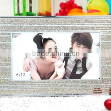 8x10in glass glittery stand photo frame