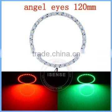 High power DC12v Epistar chips 5050 smd White PCB full circle 120mm angel eyes 12v 24v led auto light for toyota altis