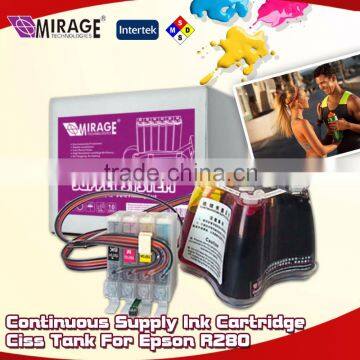 Continuous Supply Ink Cartridge Ciss Tank For Epson R280