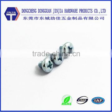 blue zinc plated pan head machine small colored screws for LED