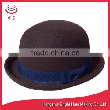 Newly Designed Lady's Wool Felt Bowler Hat photo-2