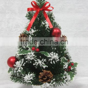 snow mini decorative christmas tree