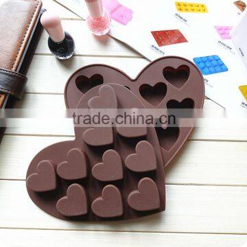 Food grade silicone heart ice tray