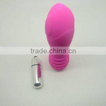 2014 new rechargeable Vibrating silicone dildo